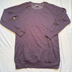 Jockey Heathered Purple Tunic Sweatshirt